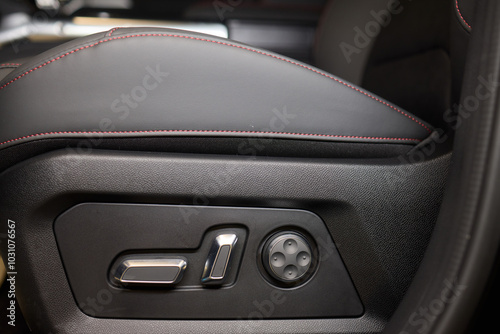 Explore the intricate functions of premium luxury car seat control buttons in detail