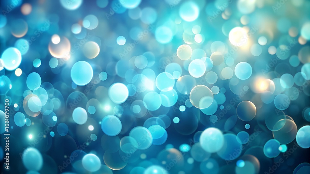 A soft blurred bokeh background featuring cyan glowing lights, ideal for creating a tranquil and serene visual effect A soft blurred bokeh background featuring cyan glowing lights, ideal for creating a tranquil and serene visual effect