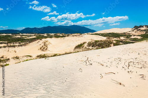 dunas da praia da Joaquina Florianópolis Brasil