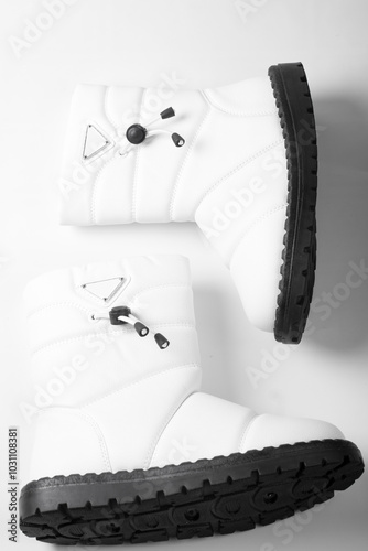 women's winter warm boots. Ugi boots and dutiki photo