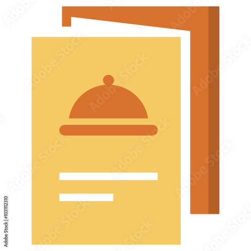 Food menu vector flat icon design.