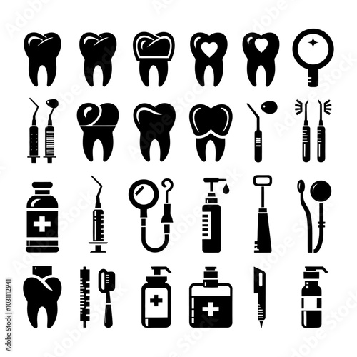 Dentist Icon set