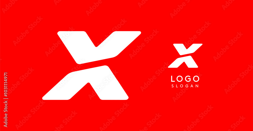 Bold angular letter X, geometric cutouts, minimalist sporty style, dynamic corporate identity, athletic and automotive logo, strong typographic design. Vector typeset Bold angular letter X, geometric cutouts, minimalist sporty style, dynamic corporate identity, athletic and automotive logo, strong typographic design. Vector typeset