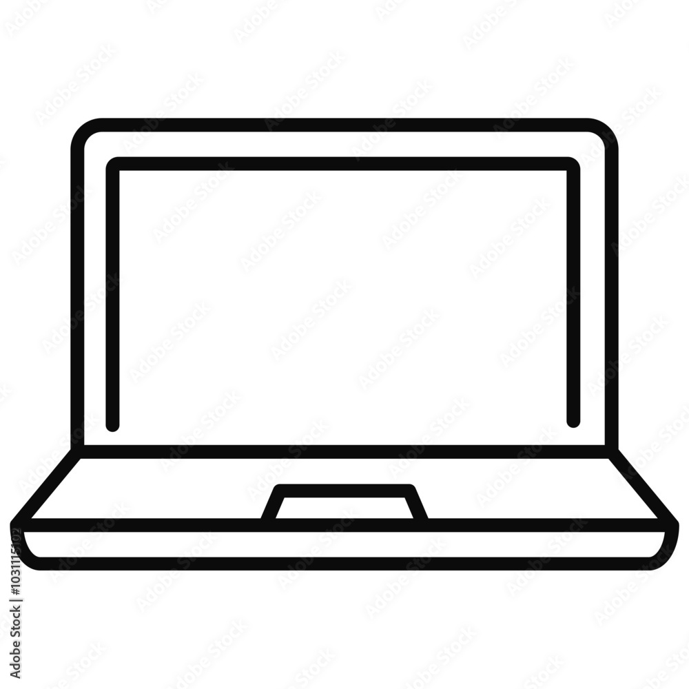 Laptop device vector flat icon design. Laptop device vector flat icon design.