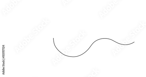 Circle frame continuous one line drawing illustration animated. Border freehand single line hand drawn style for quote, opinion, notion. Round speech bubble in talk. Video 4K motion animation