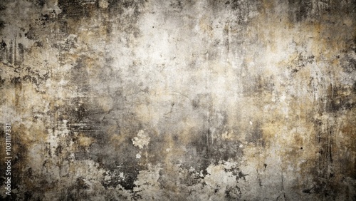 Abstract grunge black and white distressed texture background
