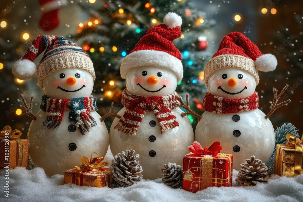 snowman and christmas tree
snowman and christmas tree