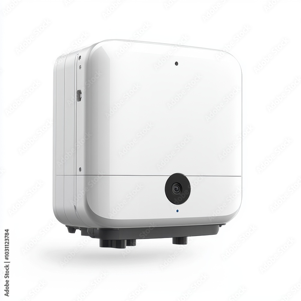 White Inverter on a Clean Background White Inverter on a Clean Background