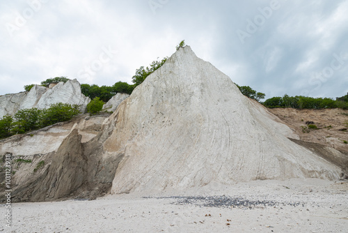 Beautiful landscape of Mons Klint cliffs in Denmark