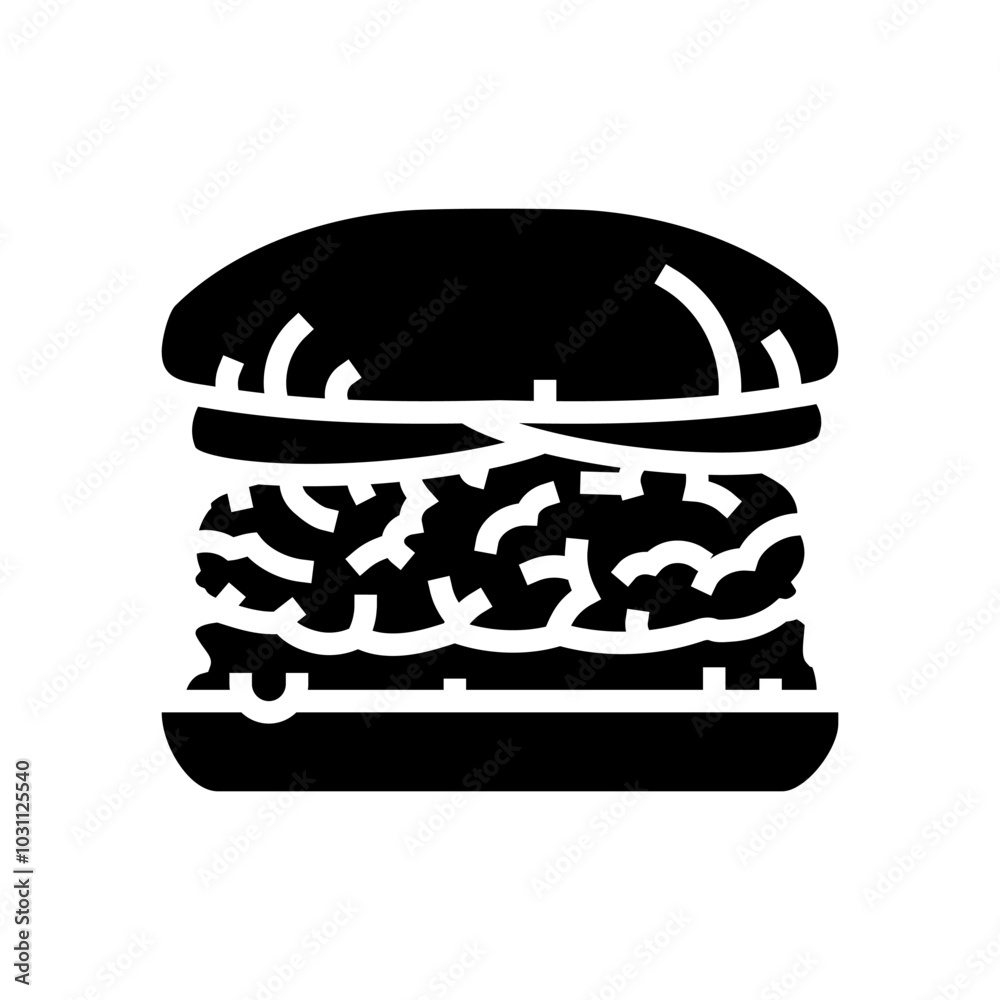 vegan burger food glyph icon vector. vegan burger food sign. isolated symbol illustration vegan burger food glyph icon vector. vegan burger food sign. isolated symbol illustration