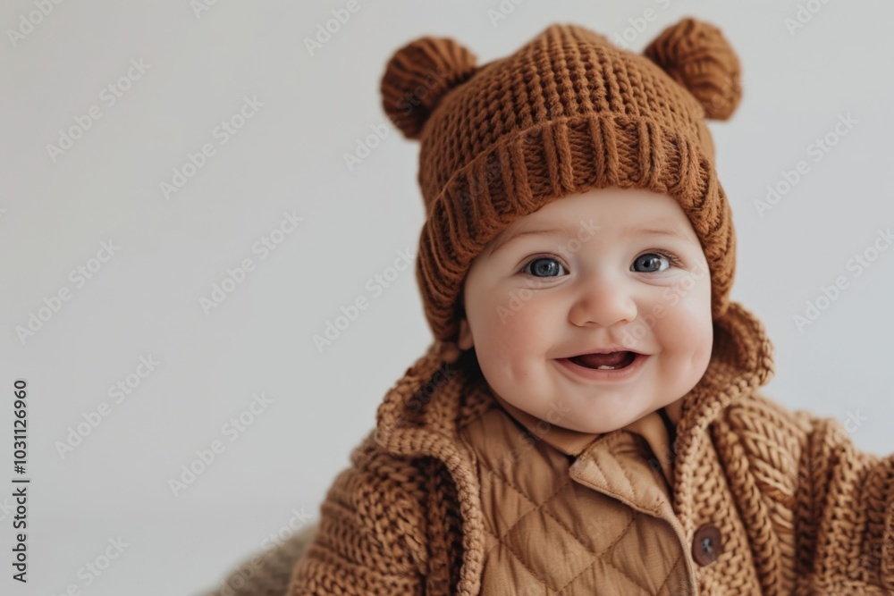 Smiling Baby in a Candid Moment Smiling Baby in a Candid Moment