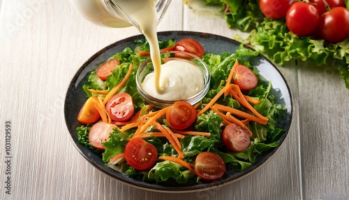 salad with vegetables