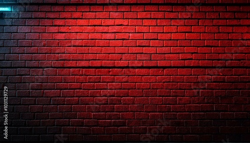 red brick wall