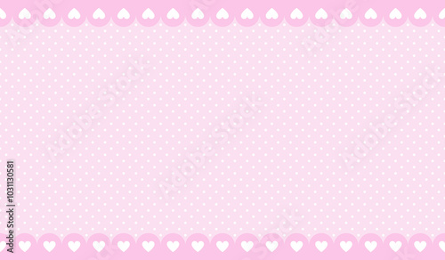 Abstract pink background with hearts. Abstract pink background with little hearts. Decoration banner themed Lol surprise doll girlish style. Invitation card template