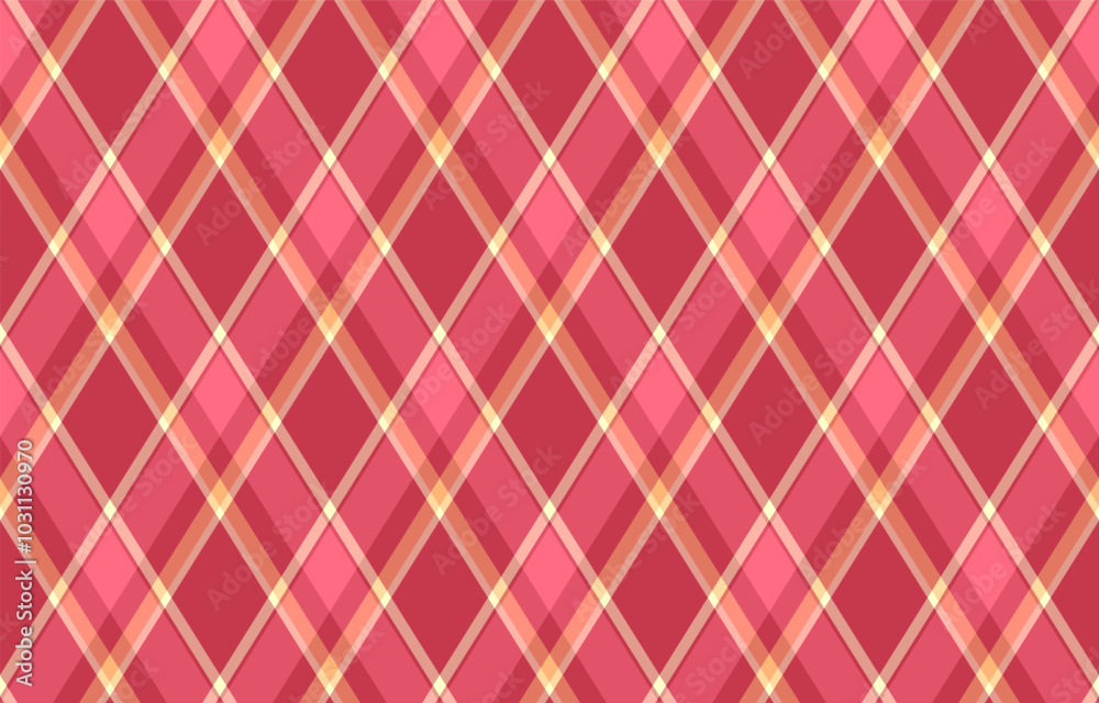Argyle pattern of geometric rhombus. Harlequin check wallpaper design. Classic diamond shaped textile material for web background, print fabric clothing, sweater, wrapping paper, gift card, invitation Argyle pattern of geometric rhombus. Harlequin check wallpaper design. Classic diamond shaped textile material for web background, print fabric clothing, sweater, wrapping paper, gift card, invitation