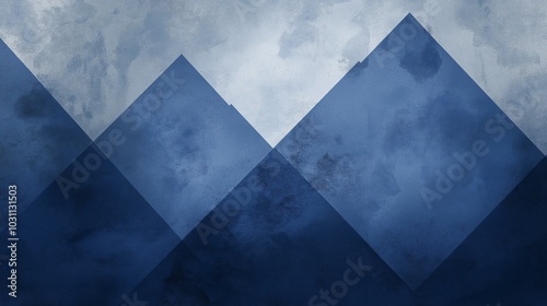 Monochromatic abstract background featuring smooth gradients and geometric shapes in shades of grey and navy blue, conveying a sense of calm