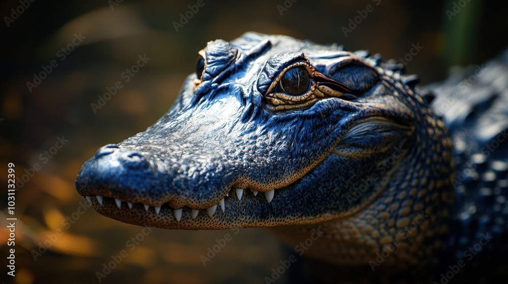 Fototapeta premium Majestic American Alligator in Cinematic High-Quality Isolation