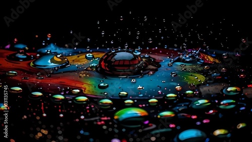 colored drops