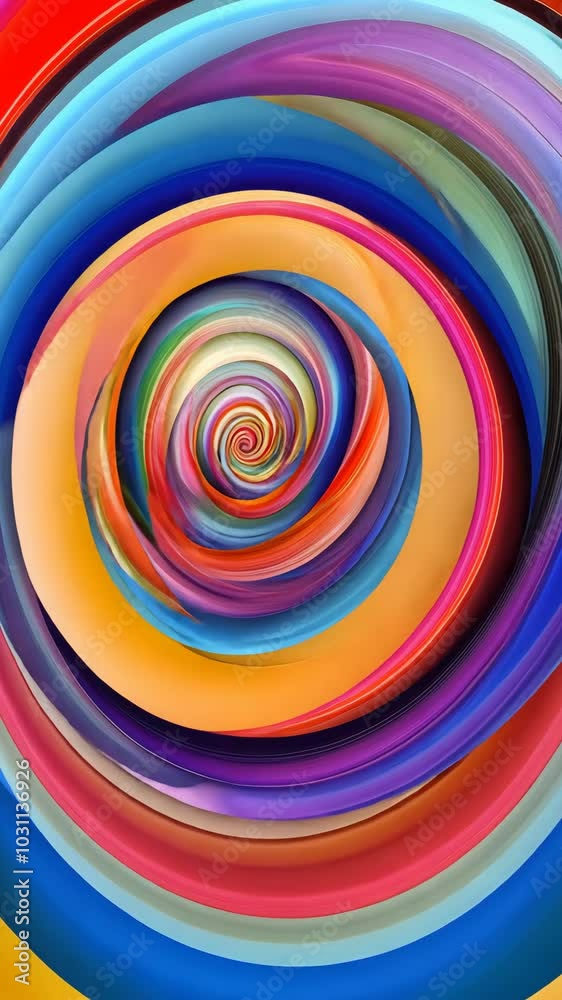Colorful swirling spiral pattern, abstract design Colorful swirling spiral pattern, abstract design