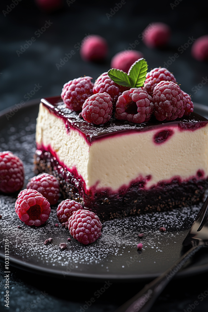 Raspberry Chocolate Cheesecake Raspberry Chocolate Cheesecake