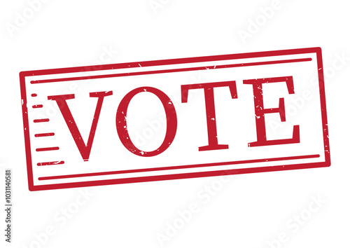 Vote Rubber Stamp photo