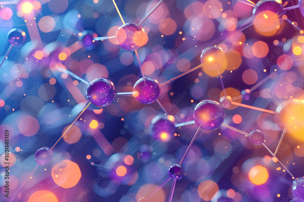 A bunch of balls that are connected to each other A bunch of balls that are connected to each other
