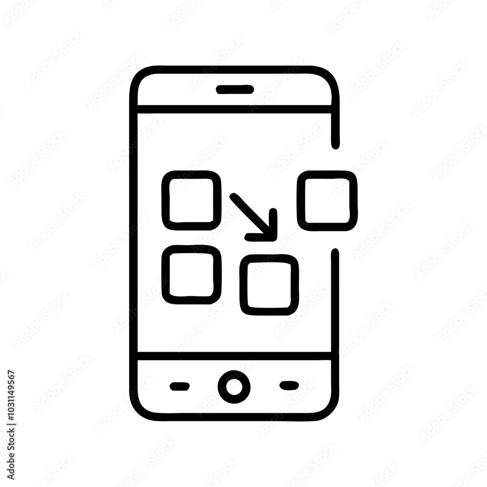 Mobile App Icon Mobile App Icon