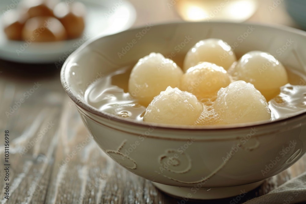Roshogolla: Soft and spongy roshogollas floating in sugar syrup Roshogolla: Soft and spongy roshogollas floating in sugar syrup