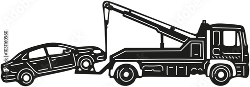 dump truck vector illustration