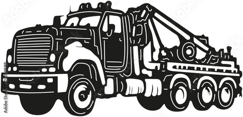 truck isolated on white background