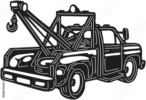 truck vinyl ready vector illustration