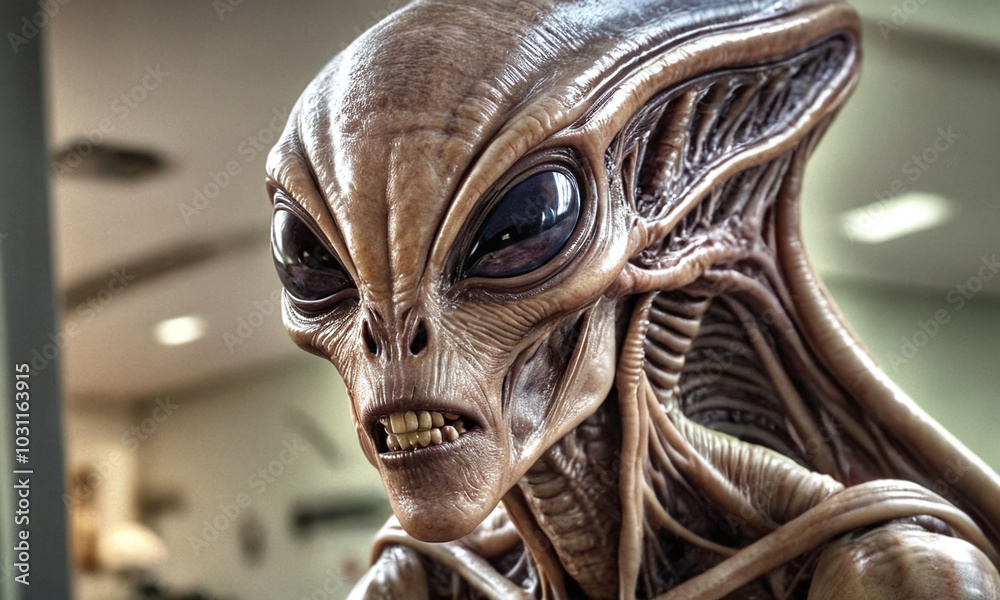 Obraz premium Alien from the space