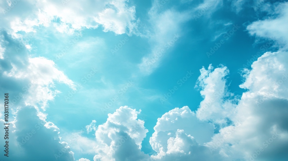 Serene blue sky filled with fluffy white clouds, creating a tranquil atmosphere, perfect for daydreaming or enjoying nature’s beauty. Serene blue sky filled with fluffy white clouds, creating a tranquil atmosphere, perfect for daydreaming or enjoying nature’s beauty.