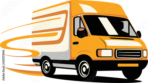 퀵배송, fast shipping, 택배 배달 벡터 일러스트