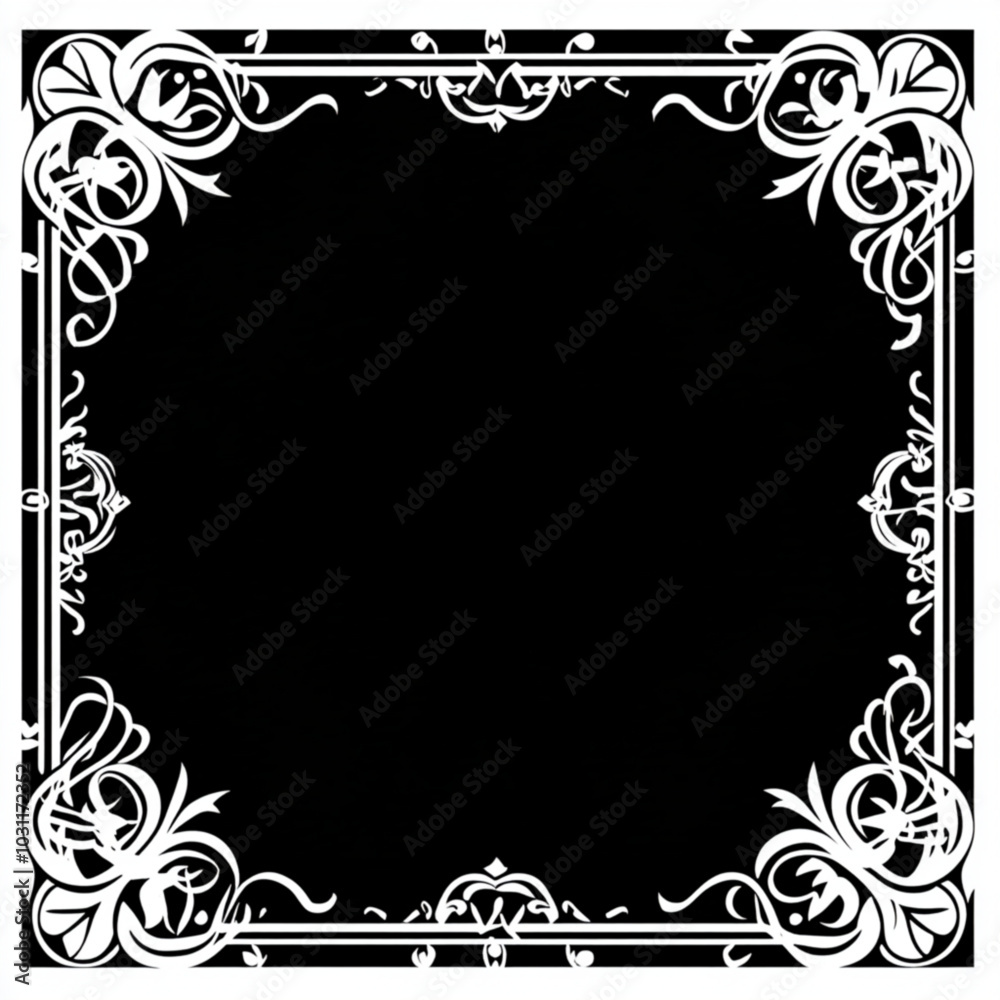 frame with ornament frame with ornament