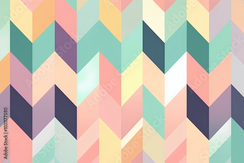 Wallpaper Mural seamless geometric pattern Torontodigital.ca