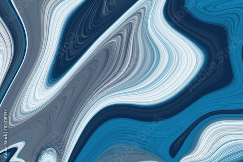 Blue chalk marble texture liquid high quality background