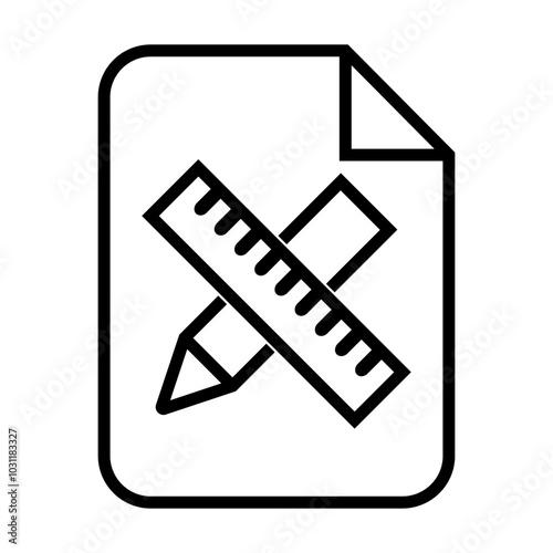Custom size icon. isolated illustrator. vector image