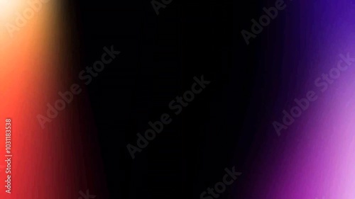 Light Leak Transition Overlay Effect on Black Background - 4K Lens Leaks Animation for Elegant Visuals