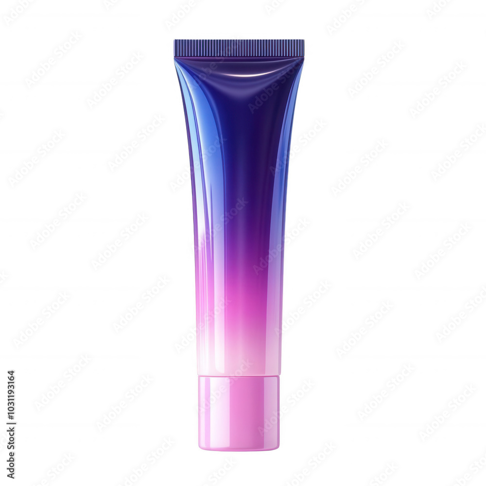 Elegant gradient tube design with a glossy finish, perfect for skincare and cosmetic product mockups, reflecting a modern aesthetic. Elegant gradient tube design with a glossy finish, perfect for skincare and cosmetic product mockups, reflecting a modern aesthetic.