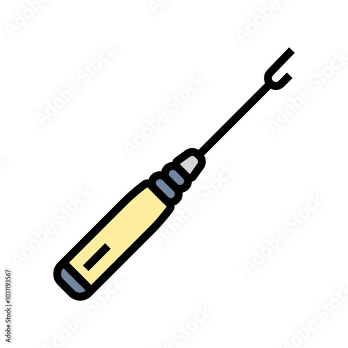 seam ripper dressmaking fashion color icon vector. seam ripper dressmaking fashion sign. isolated symbol illustration