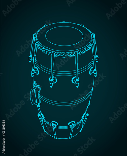 Naal dholak drum photo