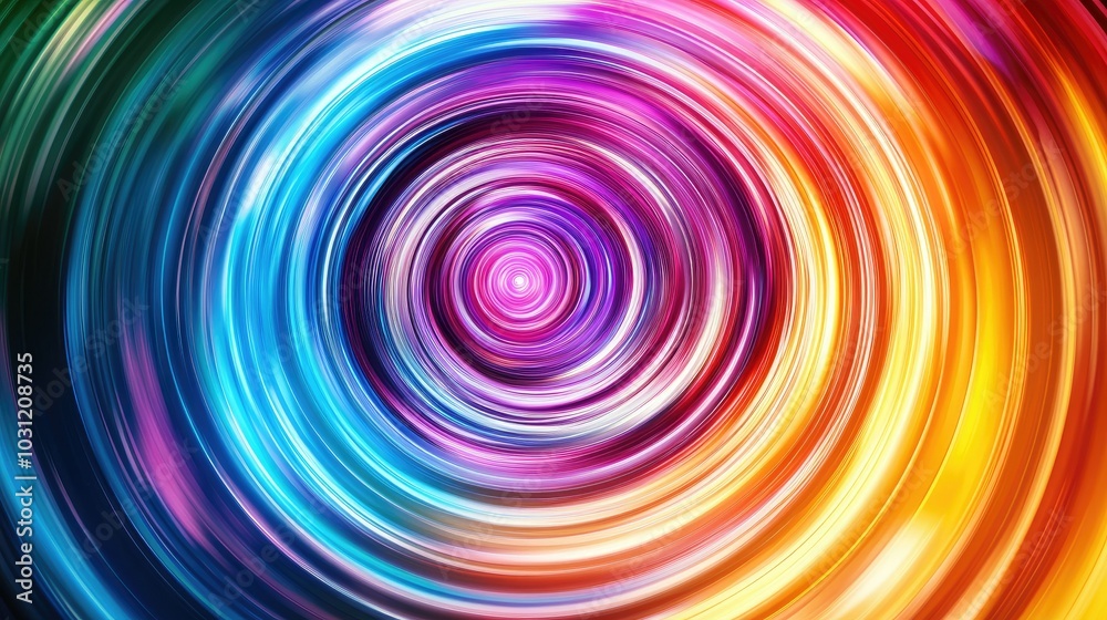 Vibrant Swirl of Colorful Motion and Light Vibrant Swirl of Colorful Motion and Light