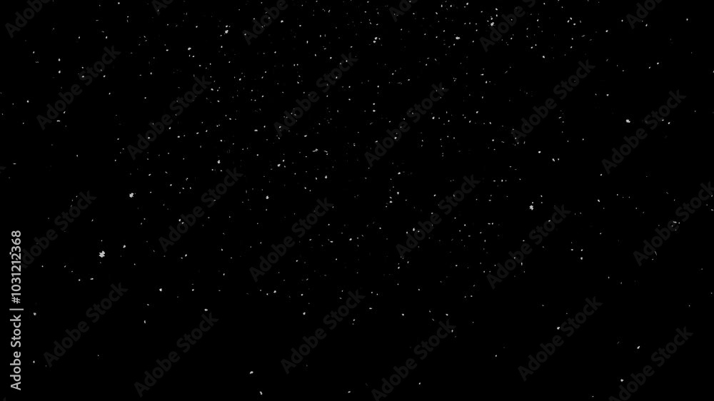Falling snow animated motion video. Realistic snowfall. Snowflakes isolated on black background. Winter and christmas concept. 4K, 60 fps Falling snow animated motion video. Realistic snowfall. Snowflakes isolated on black background. Winter and christmas concept. 4K, 60 fps