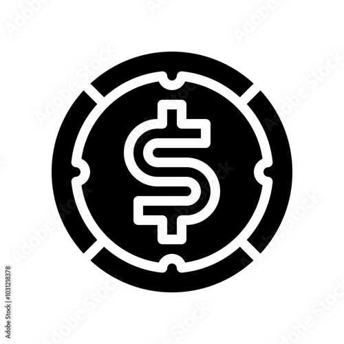 profitability icon glyph icon
