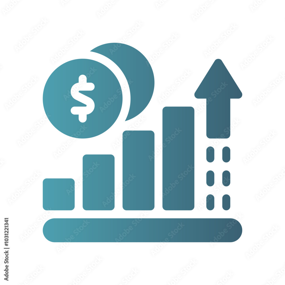 profit icon flat gradient icon profit icon flat gradient icon