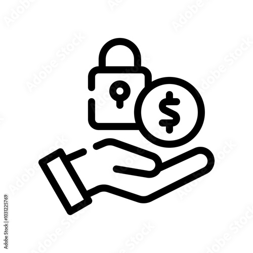 protective line icon