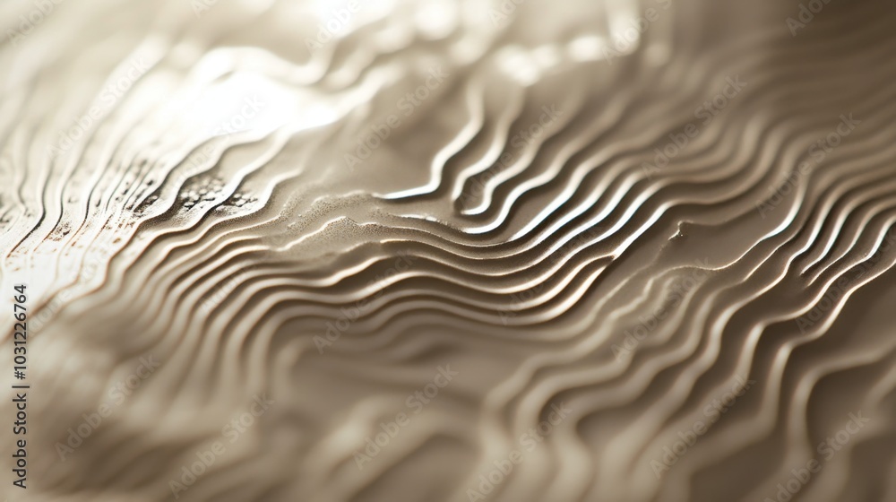 Abstract Texture with Wavy Lines in Soft Light Abstract Texture with Wavy Lines in Soft Light