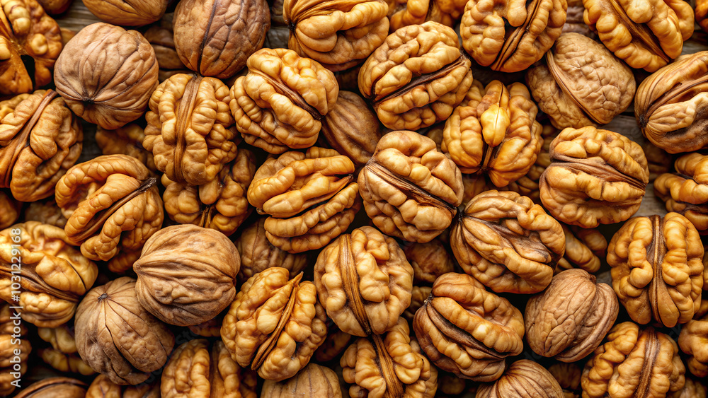 background of walnuts background of walnuts