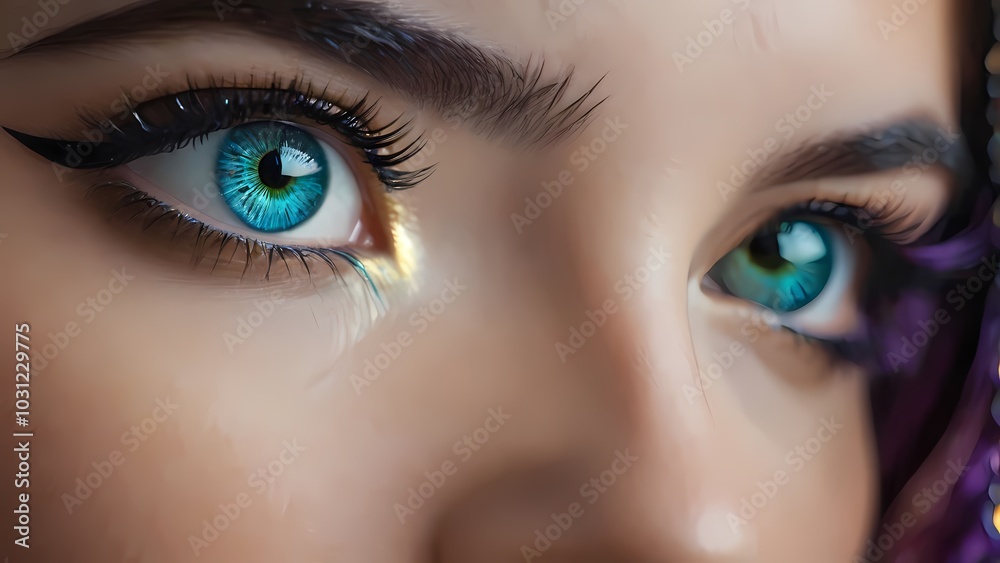close up of eye with makeup close up of eye with makeup